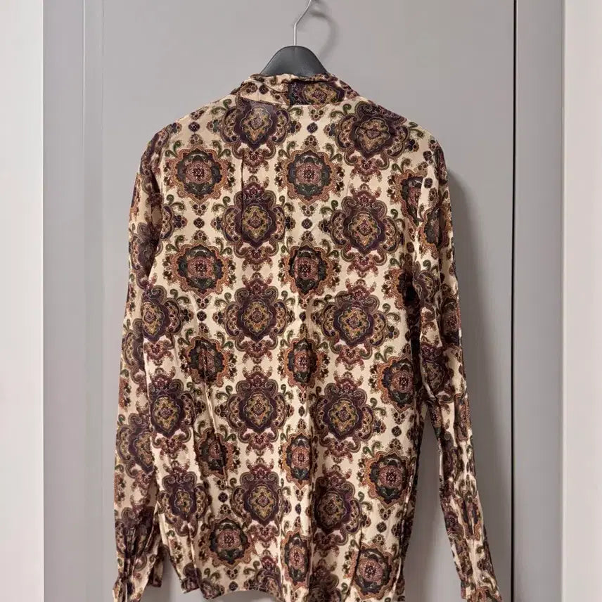 [BUNJANG] MANGO Paisley Tie Blouse XS / MANGO 망고 페이즐리 타이 블라우스 XS