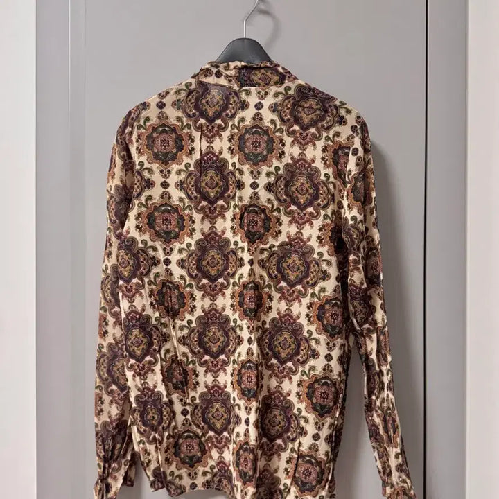 [BUNJANG] MANGO Paisley Tie Blouse XS / MANGO 망고 페이즐리 타이 블라우스 XS