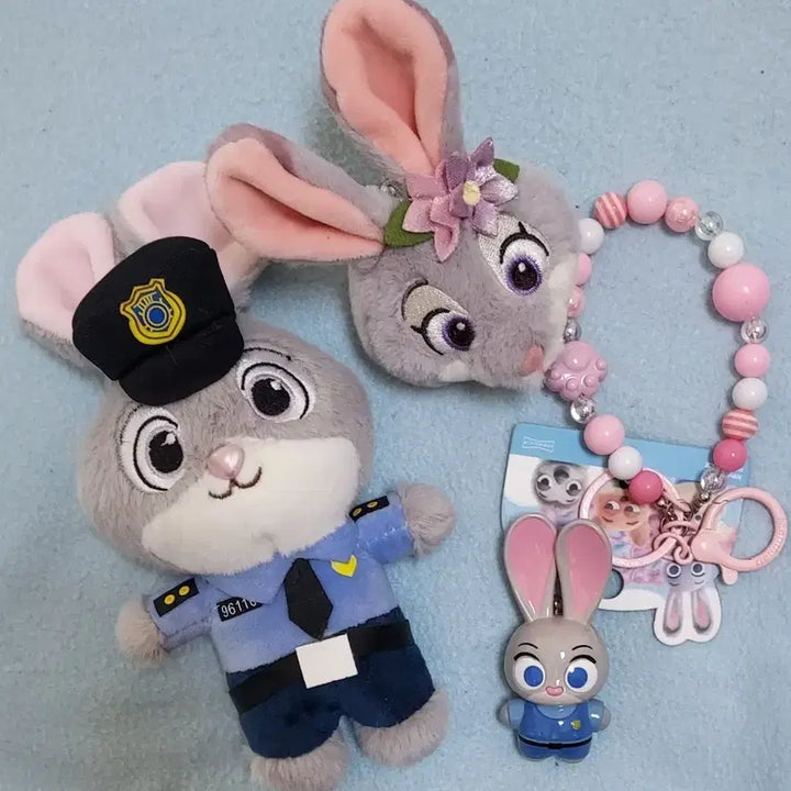 [BUNJANG] Zootopia Judy Hopps Keyring 3-Piece Set / 주토피아키링  쥬디   3종