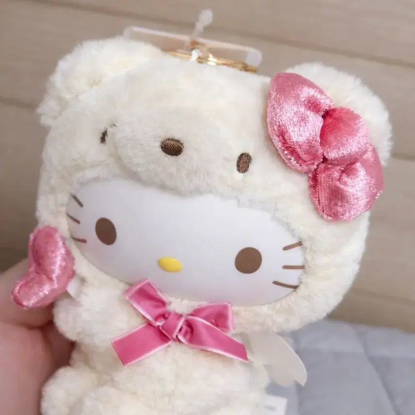 [BUNJANG] Sanrio Hello Kitty Angel Bear Keychain / [미사용/산리오정품] 헬로키티 키링 사랑의 곰돌이 천사 버전