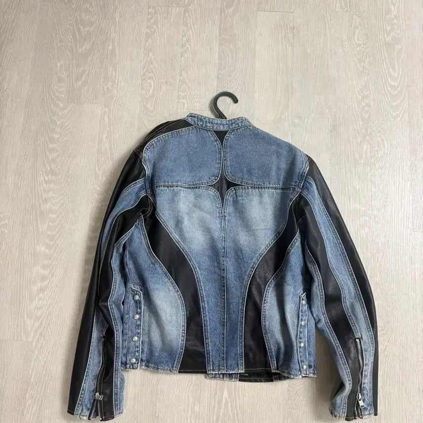 [BUNJANG] Badblood Denim Racer Jacket M / 애쉬 아일랜드 착용 배드블러드 데님 레이서 자켓 m