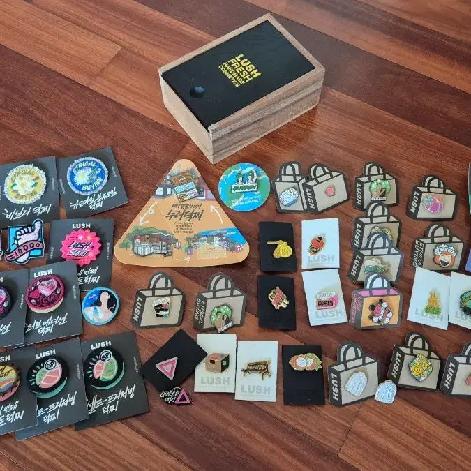 [BUNJANG] Lush Badges Collection / 러쉬 덕찌 뱃찌 뱃지 배지