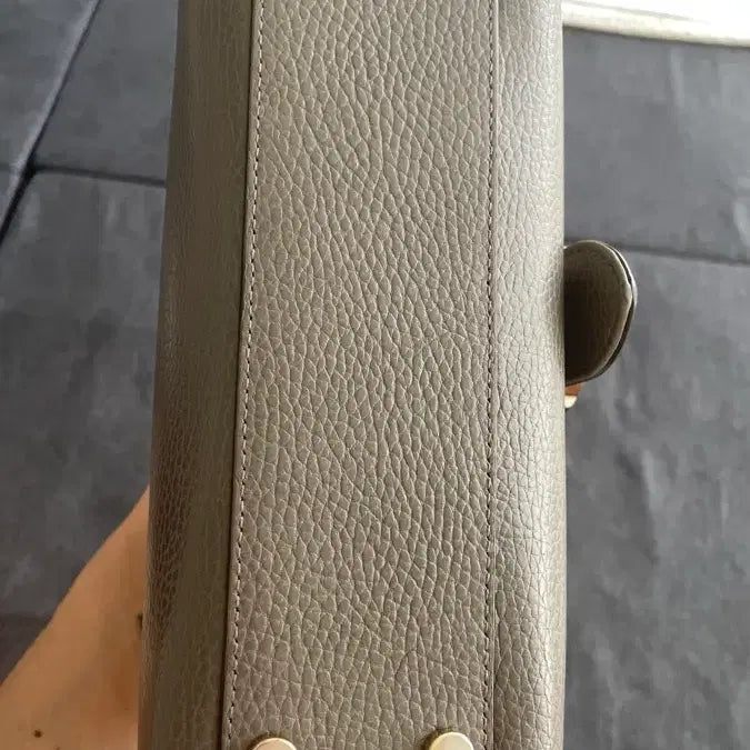 [BUNJANG] Gucci Interlocking Top Handle Gray Handbag / 구찌 인터로킹 탑핸들 그레이