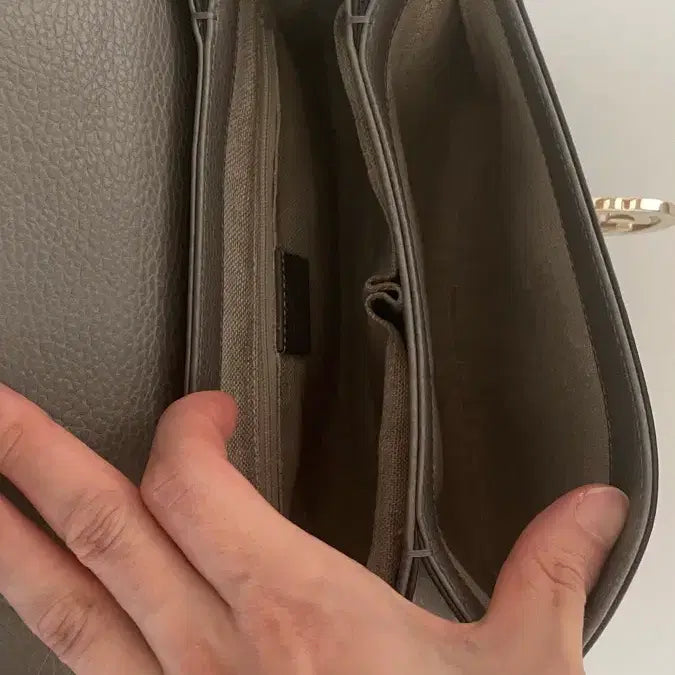 [BUNJANG] Gucci Interlocking Top Handle Gray Handbag / 구찌 인터로킹 탑핸들 그레이