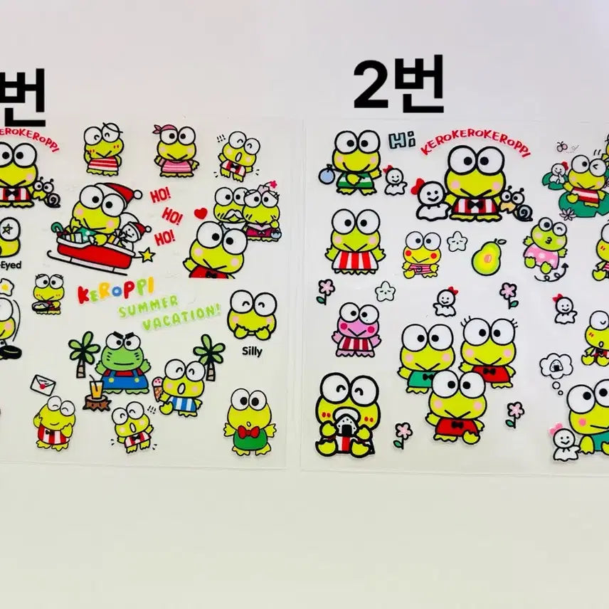[BUNJANG] Keropi Waterproof Deco Sticker (Small Size) / 케로피 다꾸 방수 스티커 (작은사이즈)