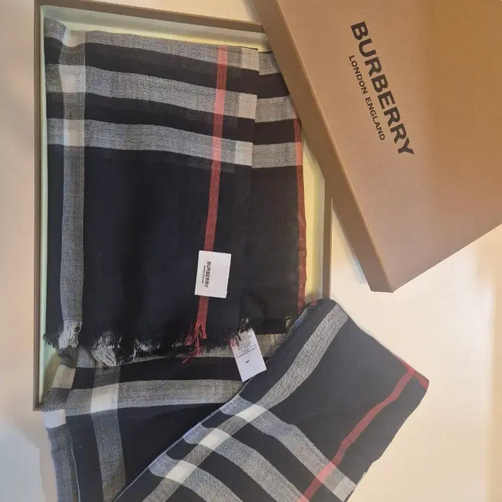 [BUNJANG] Giant Check Wool Silk Scarf / 자이언트 체크 울 실크 스카프(모델명 8078780)