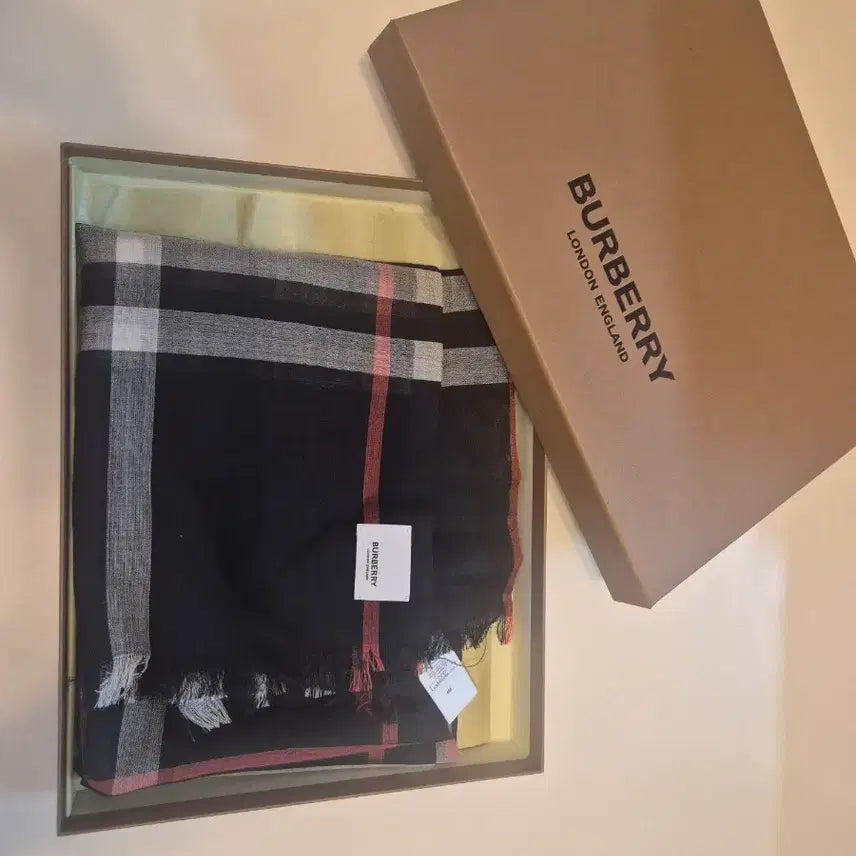 [BUNJANG] Giant Check Wool Silk Scarf / 자이언트 체크 울 실크 스카프(모델명 8078780)