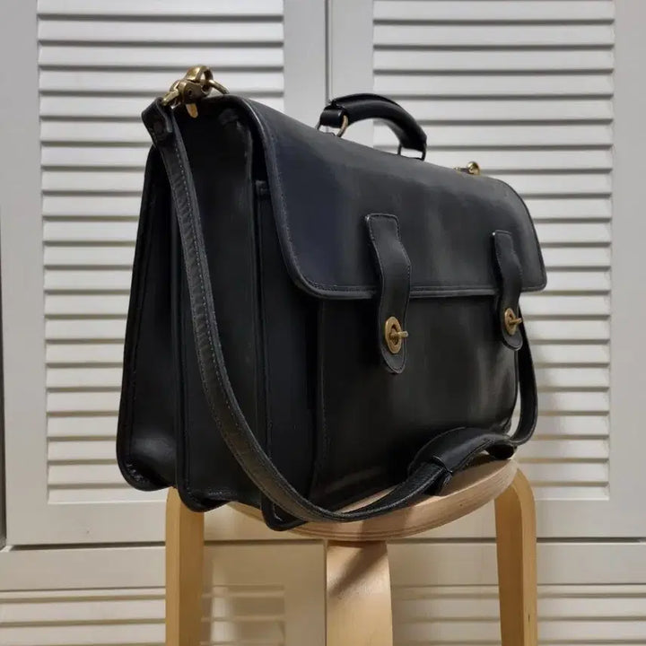[BUNJANG] Leather Briefcase / 가죽 브리프케이스