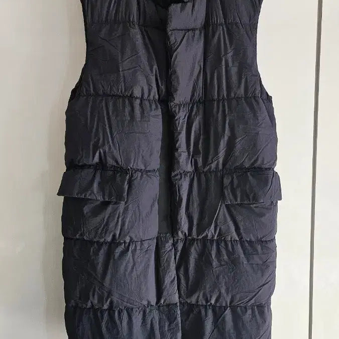 [BUNJANG] SOLID HOMME Goose Down High Neck Vest / (정품) 솔리드 옴므 하이넥 구스다운 패딩 조끼 (46/95)