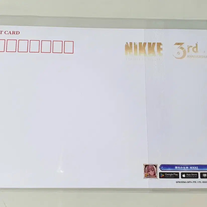 [BUNJANG] Nikke 3rd Anniversary Postcard / 니케 3주년기념 엽서