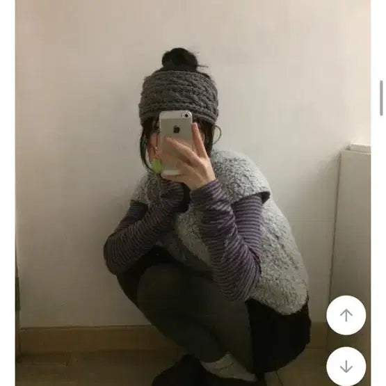 [BUNJANG] Keep Going Knitted Hairband / 에이블리 킵고잉 꼬임 니트 헤어밴드 그레이