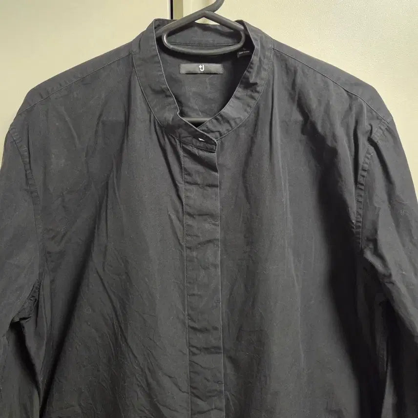 [BUNJANG] Uniqlo x Jil Sander Black Cotton Shirt L / Uniqlo x Jil Sander 질샌더 셔츠 L(100)