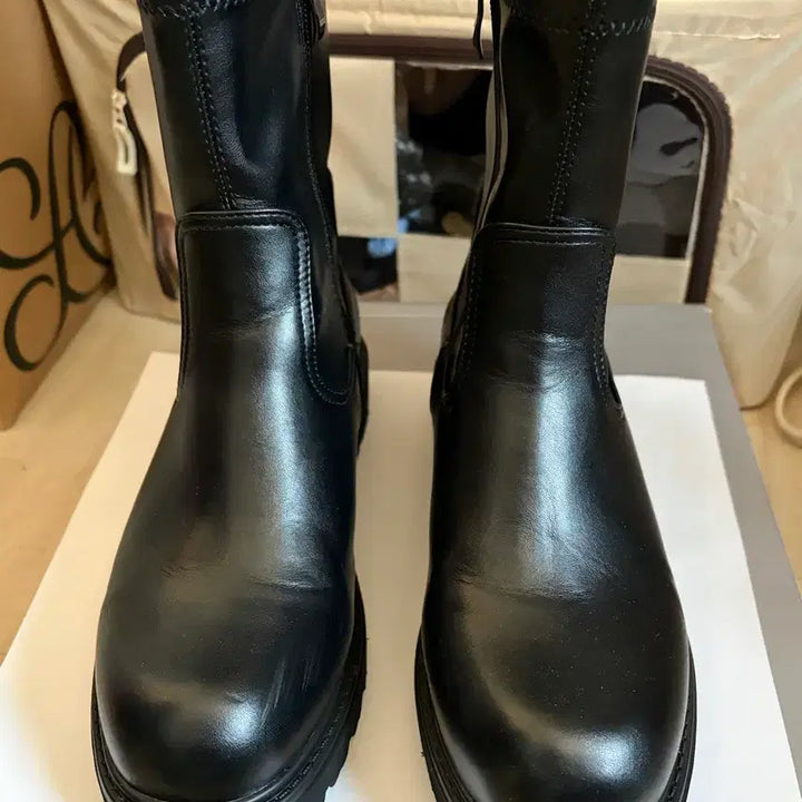 [BUNJANG] Shoopen Platform Socks Boots 240 / 슈펜 플랫폼 삭스부츠 240