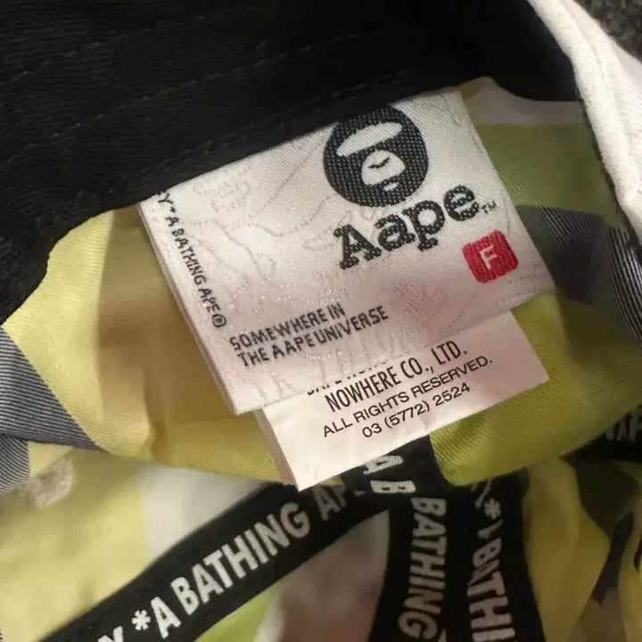 [BUNJANG] Ape Check Ball Cap / Aape 에이프 A 체크 볼캡 팝니다
