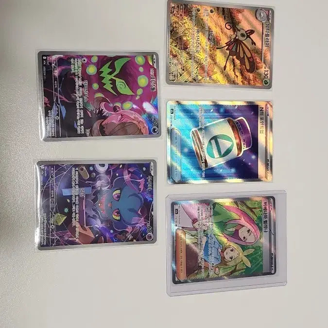 [BUNJANG] Pokemon Card SR Verbena Helena N Point Up AR Set / sr 버베나와 헬레나 N의 포인트업 ar 난천의 화강돌 무우마 포켓몬카드