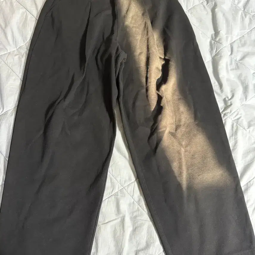 [BUNJANG] Zero Deep One-Tuck Sweat Pants Black / 제로 딥 원턱 스웻 펜츠 블랙