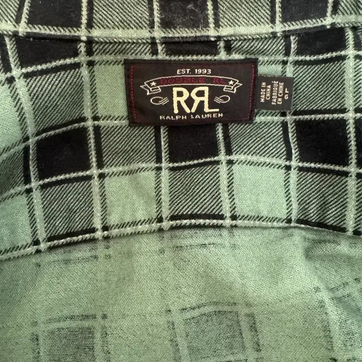 [BUNJANG] RRL Check Shirt / [L] rrl 체크셔츠