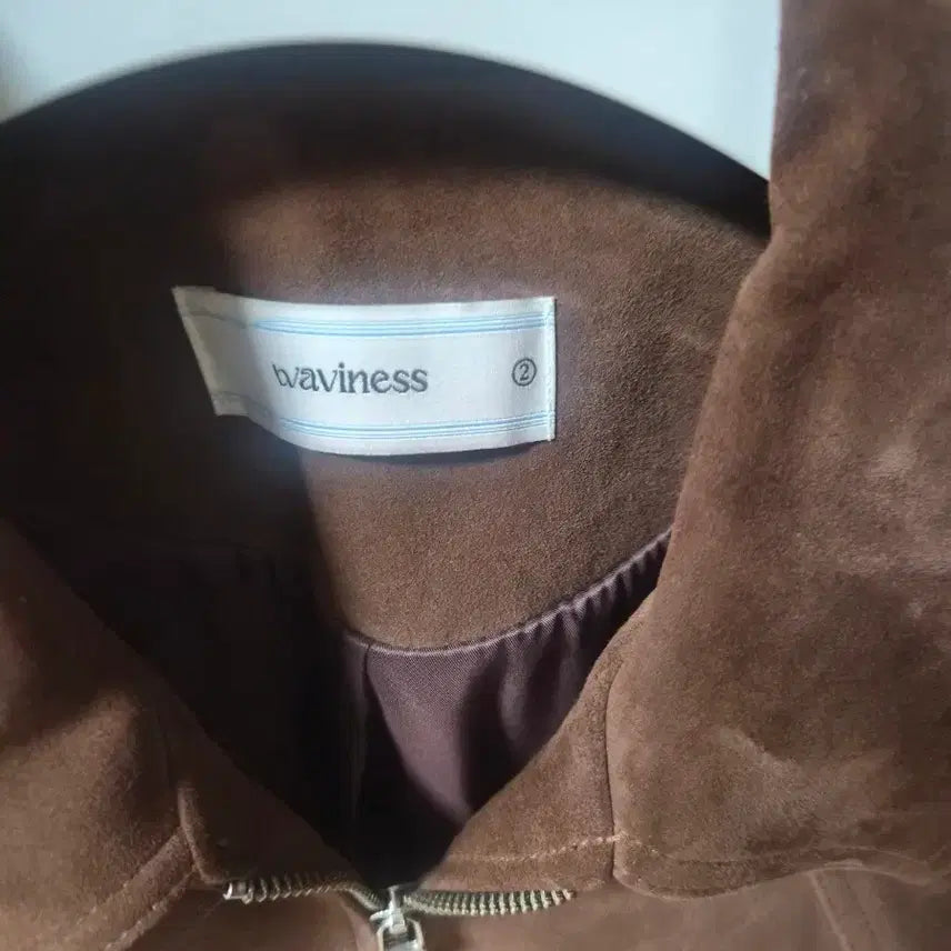 [BUNJANG] Waveness Suede Crop Jacket Brown Size 2 / 웨이비니스 스웨이드 크롭 자켓 브라운 2사이즈