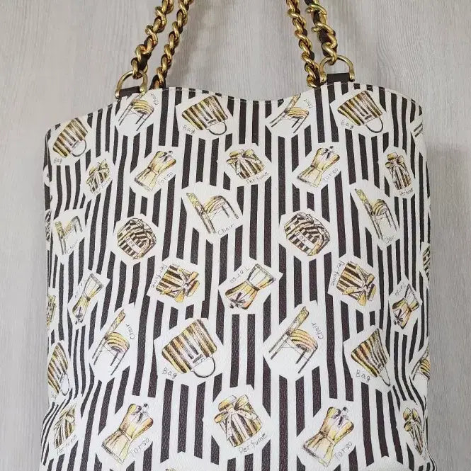 [BUNJANG] Henri Bendel Vintage Leather Centennial Stripes Bucket Bag / Henri Bendel 빈티지 가죽 버킷백