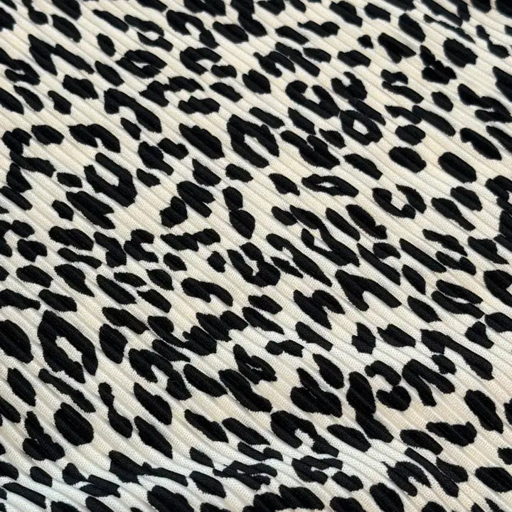 [BUNJANG] Leopard Print High-Waisted Banding Pants / [새상품]호피 밴딩 팬츠 꾸안꾸 데일리룩 여성바지 레오파드