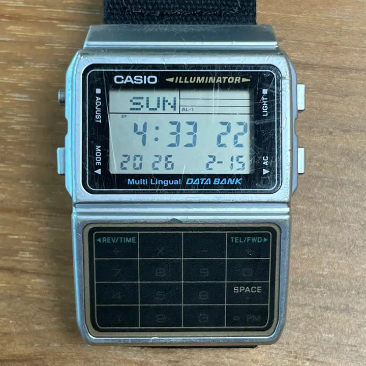 [BUNJANG] Casio DBC-611 Retro Data Bank Watch / (전투용) 카시오 레트로 데이터 뱅크 DBC-611