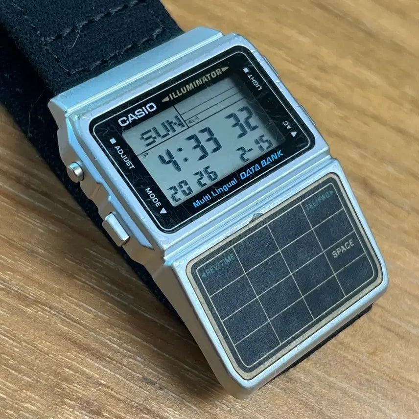 [BUNJANG] Casio DBC-611 Retro Data Bank Watch / (전투용) 카시오 레트로 데이터 뱅크 DBC-611