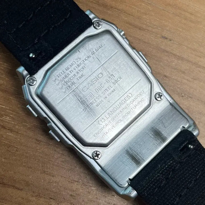[BUNJANG] Casio DBC-611 Retro Data Bank Watch / (전투용) 카시오 레트로 데이터 뱅크 DBC-611
