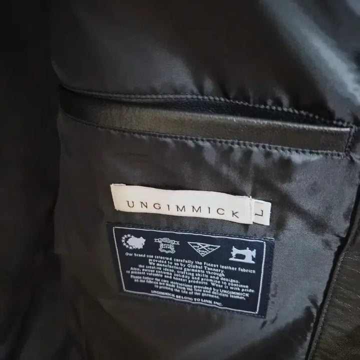 [BUNJANG] Ungmique Real Leather Daddy Fit Blazer / 언지미크 대디핏 리얼레더 블레이져