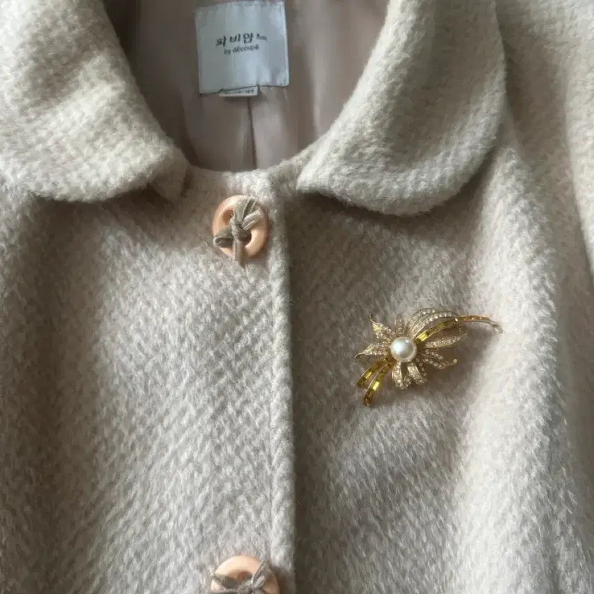 [BUNJANG] Alpaca Wool Blend Coat - Size 66 / 알파카 반코트 66사이즈