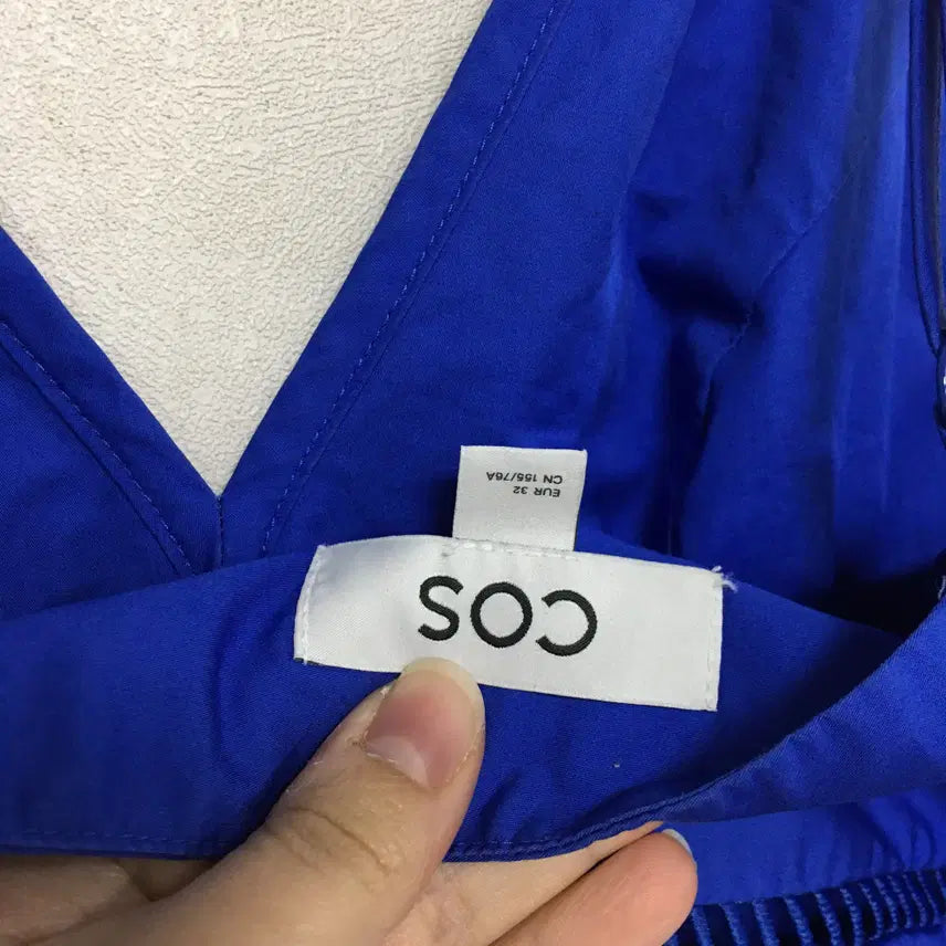 [BUNJANG] COS Cobalt Blue Slip Dress / COS 코스 슬립 드레스 원피스 32