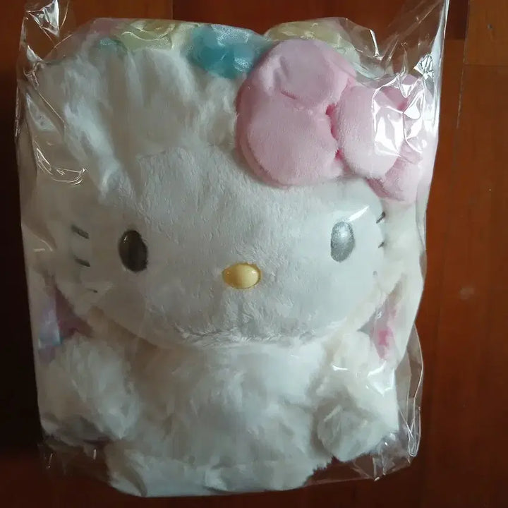 [BUNJANG] Sanrio Flower Crown Hello Kitty Doll / 정품 고전 롭이어 플라워 화관 키티 인형 새상품! 최종가격!