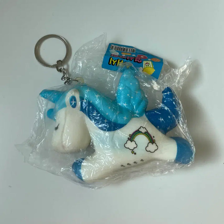 [BUNJANG] Unicorn Squishy Keychain / [고전문구] 유니콘 스퀴시 말랑이 열쇠고리