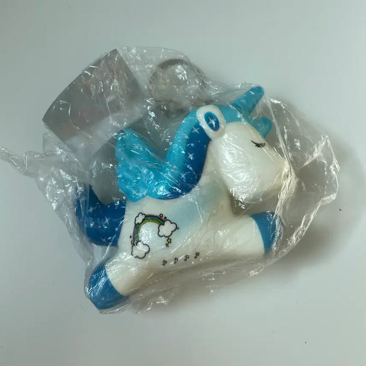 [BUNJANG] Unicorn Squishy Keychain / [고전문구] 유니콘 스퀴시 말랑이 열쇠고리