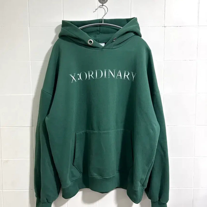 [BUNJANG] XODIAC Green Hoodie / 엑스오디너리 후드티 그린