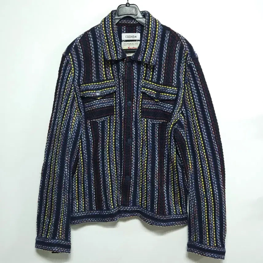 [BUNJANG] COOHEM Yonetomi Tweed Knit Jacket / 쿠헴 COOHEM 요네토미 니트 트위드 자켓 (재팬메이드)