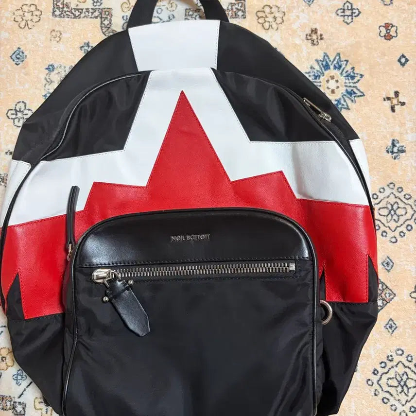 [BUNJANG] Neil Barrett Nylon/Leather Backpack / [상태A] 닐바렛 백팩 (나일론/가죽)