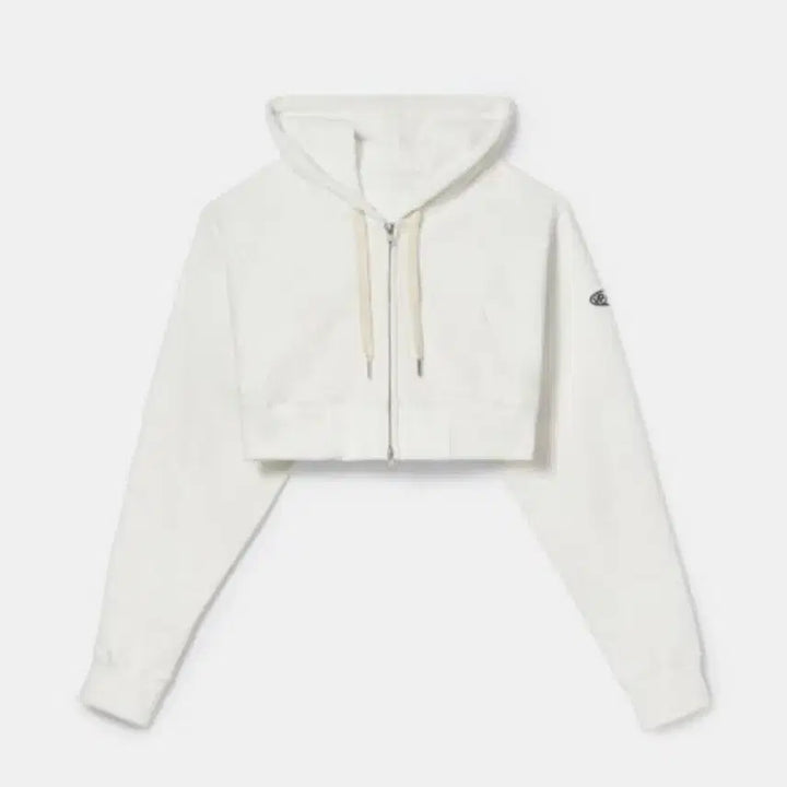 [BUNJANG] S/E/O Cropped Hood Zip Up White / S/E/O 에스이오 크롭 후드 집업 화이트