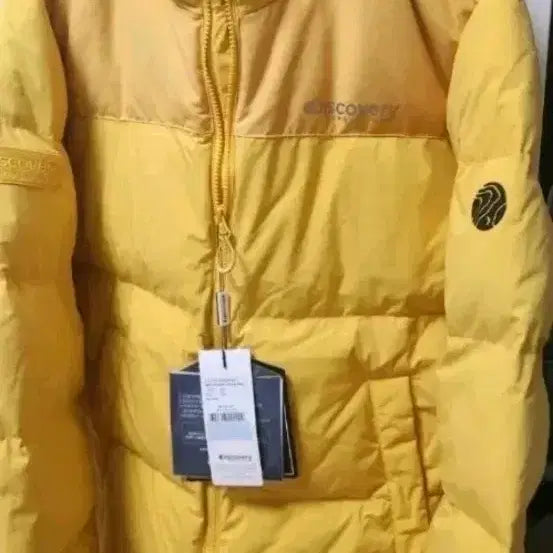 [BUNJANG] Discovery Yellow Goose Down Padded Jacket (Size 105) / 디스커버리 옐로우 패딩 점퍼 105사이즈