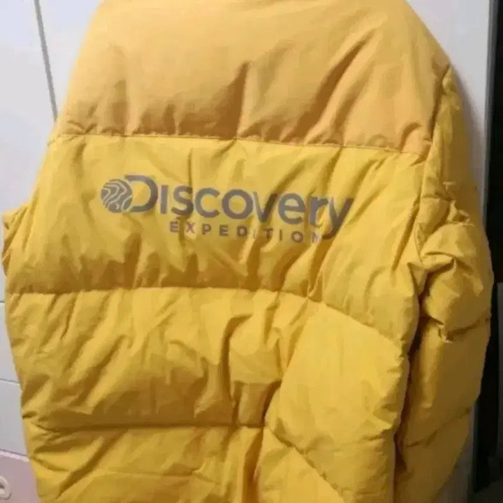 [BUNJANG] Discovery Yellow Goose Down Padded Jacket (Size 105) / 디스커버리 옐로우 패딩 점퍼 105사이즈