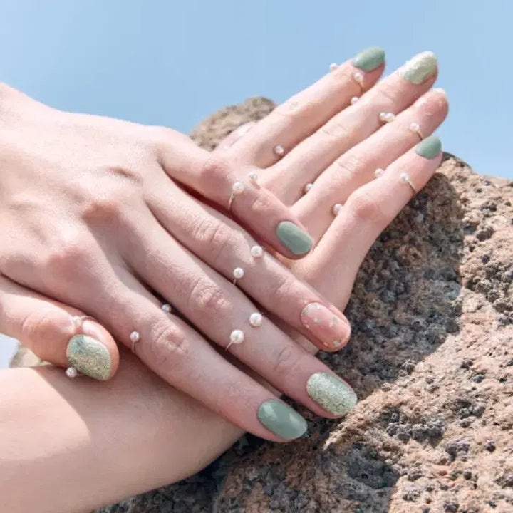 [BUNJANG] Ohora Gel Nail Stickers Bundle Set / 오호라 젤 네일 스티커 4종 일괄