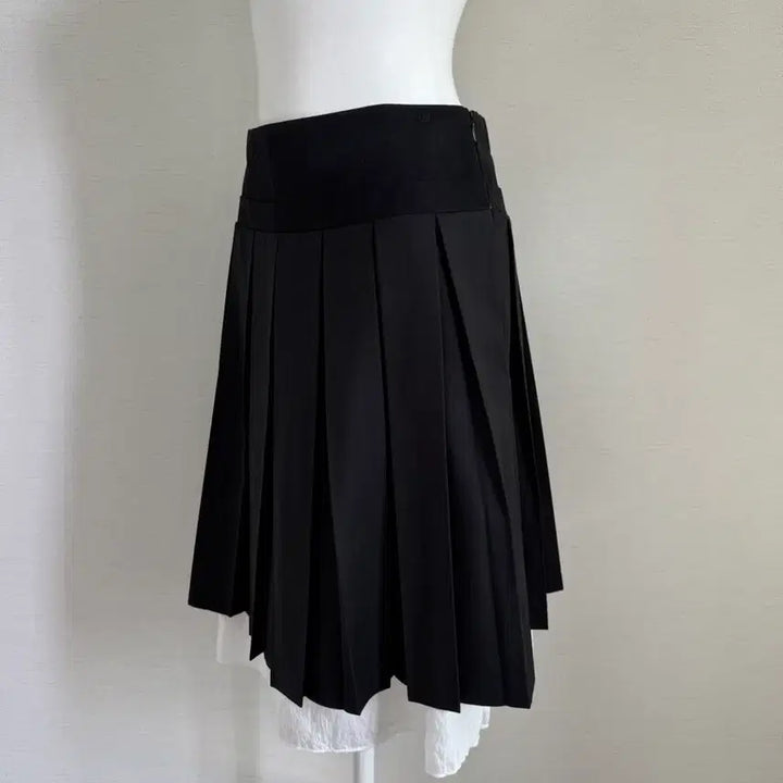 [BUNJANG] Pleated Layered Midi Skirt / 새상품) 플리츠 레이어드 미디스커트