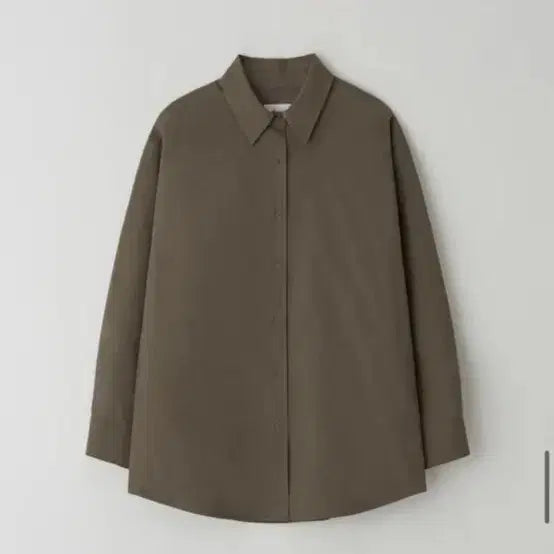 [BUNJANG] Moia Padded Shirt Brown / Moia 모이아 패디드 셔츠 브라운