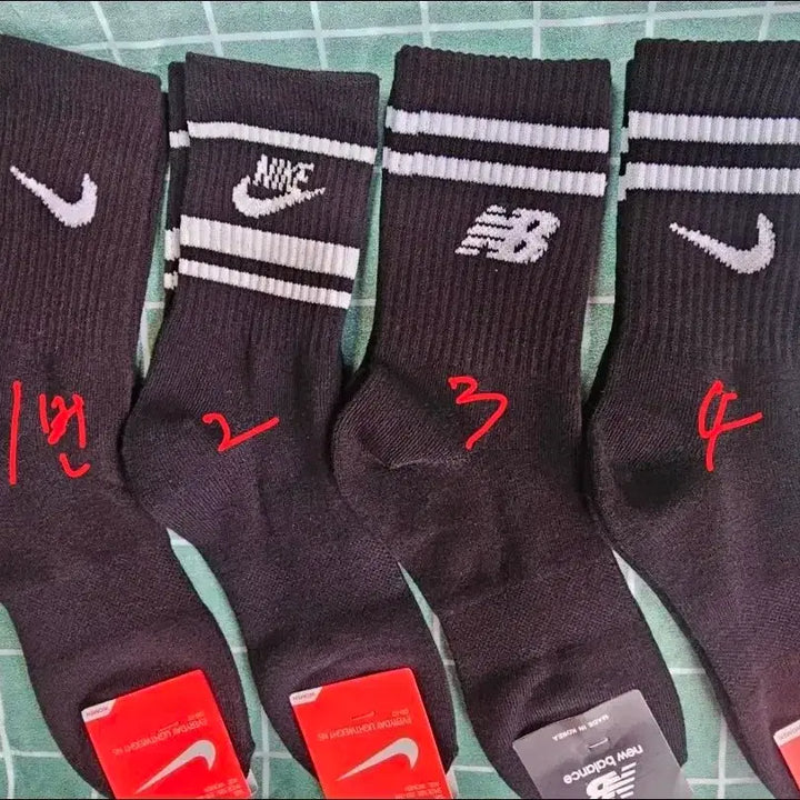[BUNJANG] Nike New Balance Black Socks Set / 나이키,뉴발란스 여자,남자 검정새 양말모음