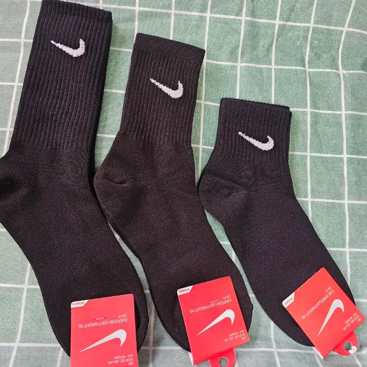 [BUNJANG] Nike New Balance Black Socks Set / 나이키,뉴발란스 여자,남자 검정새 양말모음