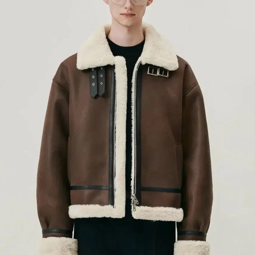 [BUNJANG] Dope Jayson Shearling Jacket / 도프제이슨 무스탕 자켓