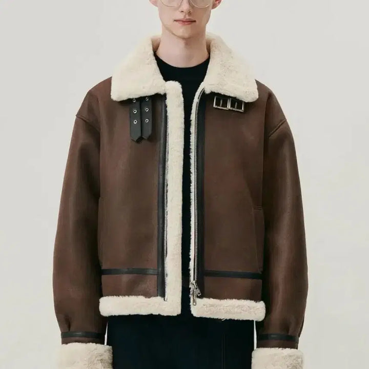 [BUNJANG] Dope Jayson Shearling Jacket / 도프제이슨 무스탕 자켓