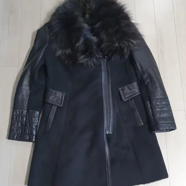 [BUNJANG] ARDENT MIZ Lambskin Accented Coat / ARDENT MIZ  양가죽배색 코트 66
