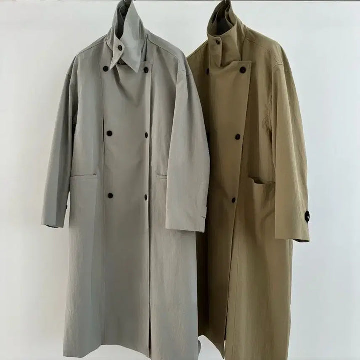 [BUNJANG] Double Breasted Trench Coat / <새상품> 더블 트렌치 코트 2color