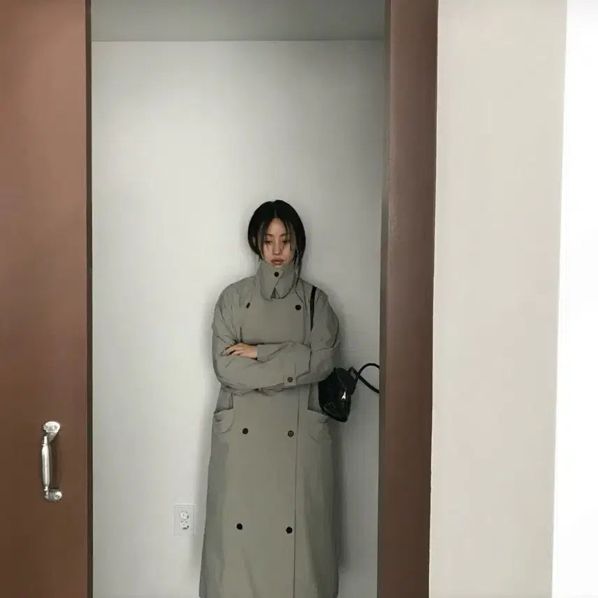 [BUNJANG] Double Breasted Trench Coat / <새상품> 더블 트렌치 코트 2color