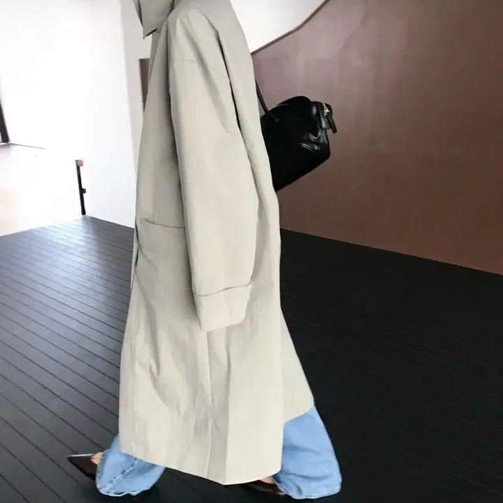 [BUNJANG] Double Breasted Trench Coat / <새상품> 더블 트렌치 코트 2color